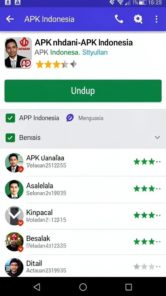 Beragam pilihan permainan menarik dalam aplikasi Aplikasi indo126 Ringan untuk Android.