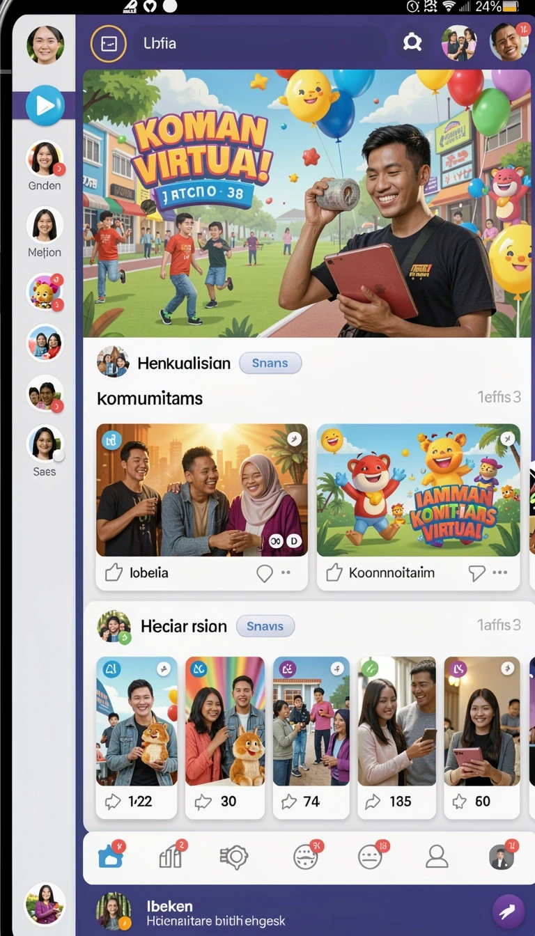 Beragam pilihan permainan menarik dalam aplikasi langit777 APK Full Version untuk Android.